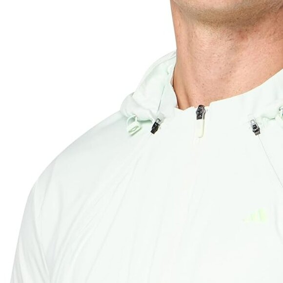 NWT 2XL adidas Golf Ultimate365 WIND.RDY Men's Convertible Jacket Crystal Jade - Picture 3 of 9